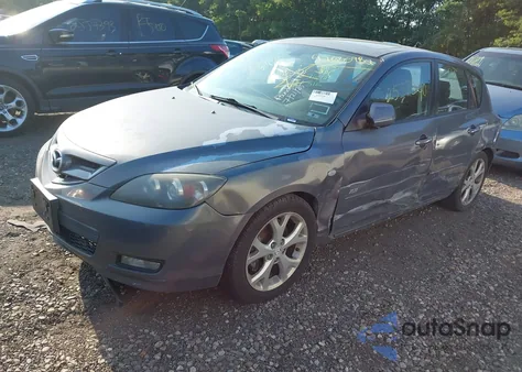 2008 Mazda Mazda3 S Grand Touring z USA, uszkodzony, nr VIN JM1BK343481177892